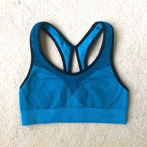 Champion Seamless Blue Sports Bra XS
